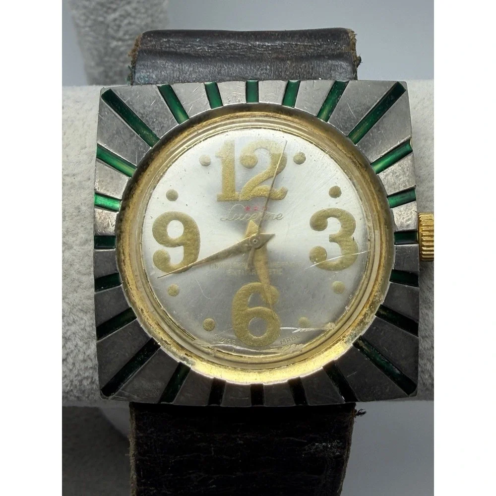 Lucerne Manual Wind Working‎ Vintage Mens Watch 40MM 7.25